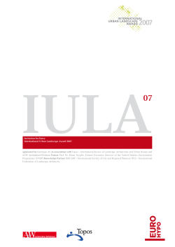 sponsored by Eurohypo AG in association with Topos &ndash; International