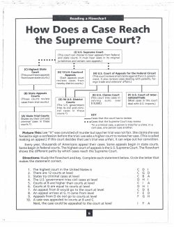 How Does a Case Reach the Supreme Court?