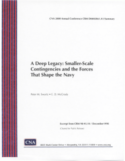 A Deep Legacy: Smaller-Scale Contingencies and the Forces