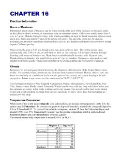 Practical Information