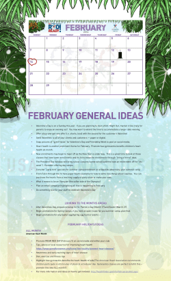 february general ideas