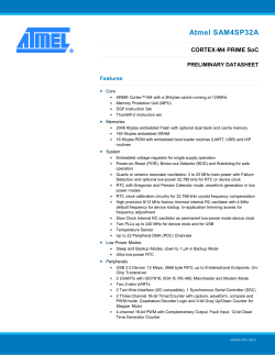 SAM4SP32A - Atmel Corporation