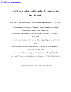 Is Earth-based scaling a valid procedure for calculating heat flows