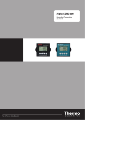 Instruction Manual - John Morris Group