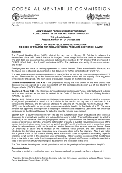 alinorm 03/26/1 - Food and Agriculture Organization of the United