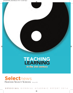 Spring 2015 - Friends Select School