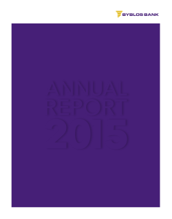 2015 Annual Report - 2016, July -