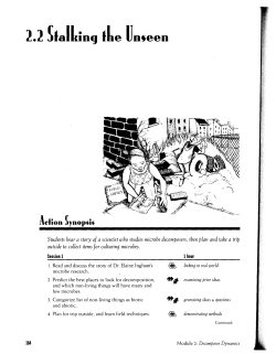 Stalking the Unseen - Cary Institute of Ecosystem Studies