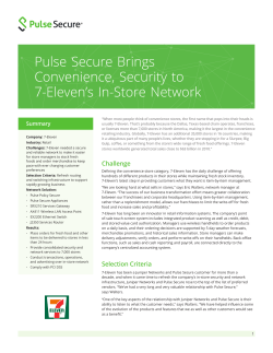 7-Eleven - Pulse Secure