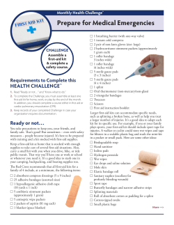First Aid