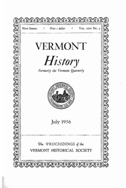 History - Vermont Historical Society