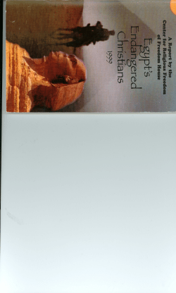 Egypt`s Endangered Christians