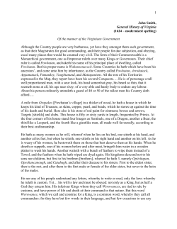 General History of Virginia