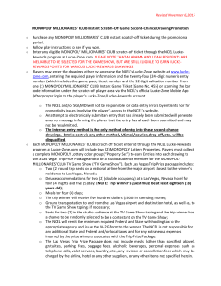 MONOPOLY MILLIONAIRES` CLUB Instant Scratch-Off - Lucke-Zone