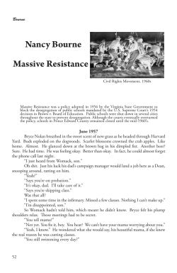 Nancy Bourne Massive Resistance