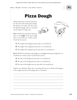 Pizza Dough - Ever learning as a teacher