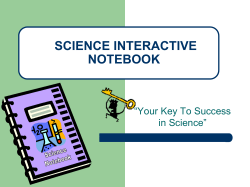 science interactive notebook