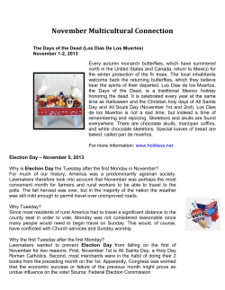 November Multicultural Connection