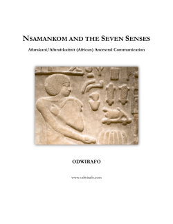 nsamankom and the seven senses