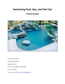 Swimming Pool, Spa, and Hot Tub