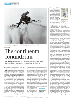 The continental conundrum