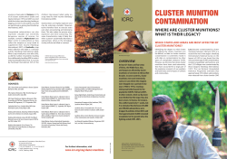 cluster munition contamination