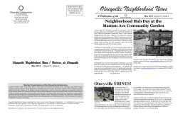 Olneyville Neighborhood News
