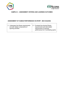 SAMPLE 2 - One Awards