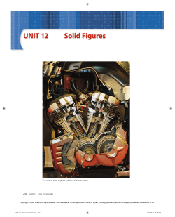 UNIT 12 Solid Figures