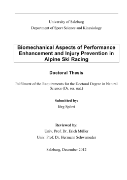 Biomechanical Aspects of Performance Enhancement and Injury