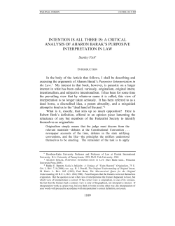 intention is all there is: a critical analysis of