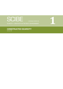 constructed scarcity