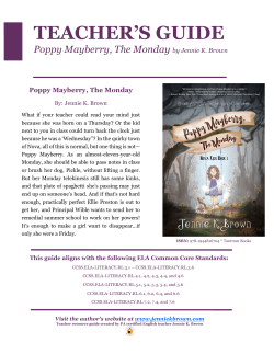 Poppy Teacher Guide PDF