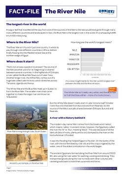 FACT-FILE The River Nile