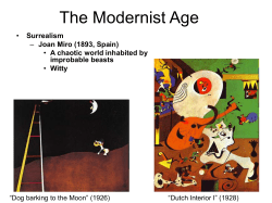 The Modernist Age