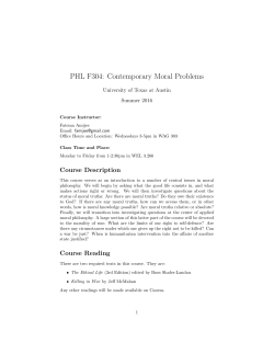 Syllabus - Fatema Amijee