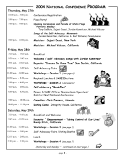 2004 national conference program