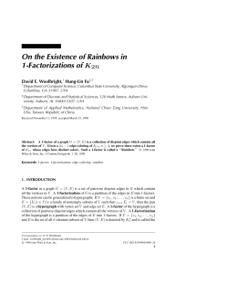 On the existence of rainbows in 1-factorizations of K2n