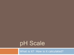7.3 The pH Scale