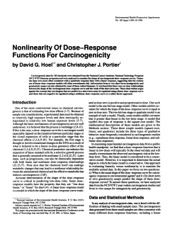 Functions For Carcinogenicity