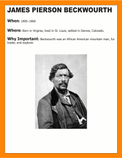 james pierson beckwourth