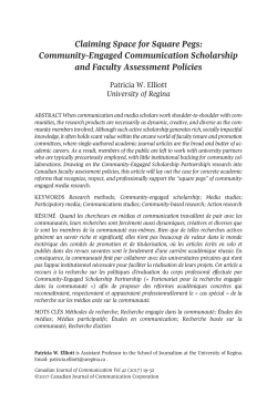 Claiming space for square pegs