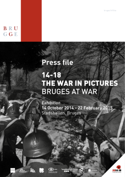 Press file 14-18 THE WAR IN PICTURES BRUGES AT