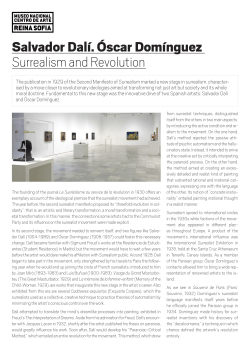 Salvador Dal&iacute;. &Oacute;scar Dom&iacute;nguez Surrealism and Revolution