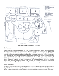 Map of Capitol Square - The Virginia State Capitol History Project