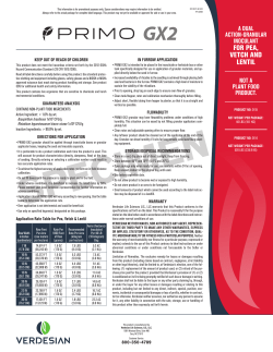 for pea, vetch and lentil