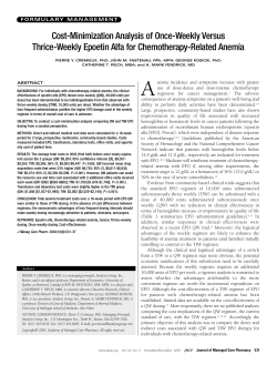 Cost-Minimization Analysis of Once-Weekly Versus Thrice