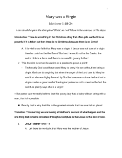 Transcript - Covenant Church