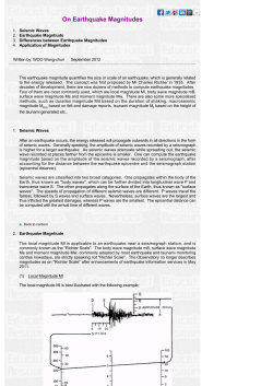 On Earthquake Magnitudes