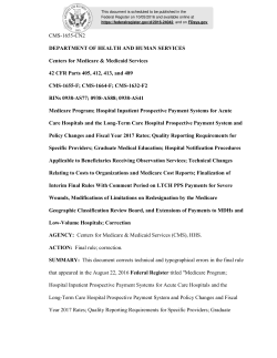 CMS-1655-CN2 DEPARTMENT OF HEALTH AND HUMAN